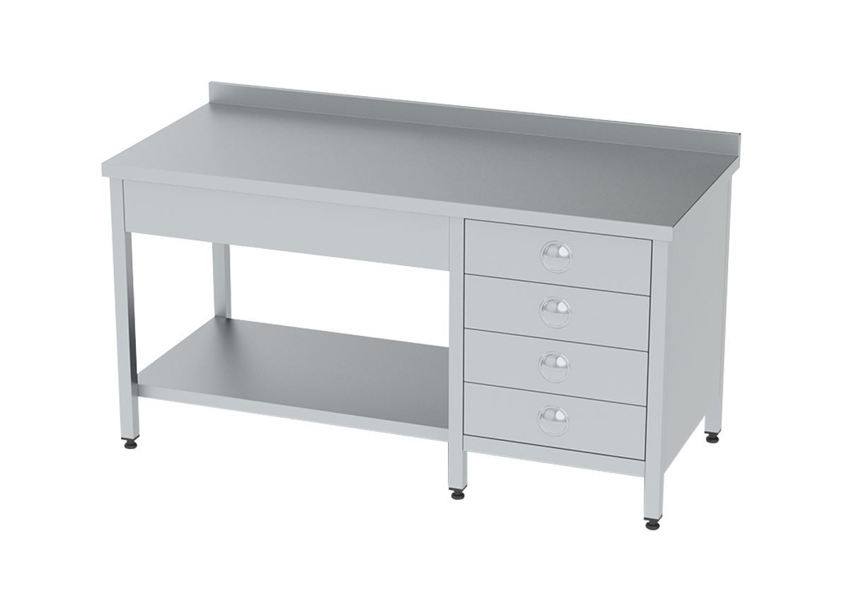 Dolaplı Çalışma Çekmeceli Ara Raflı