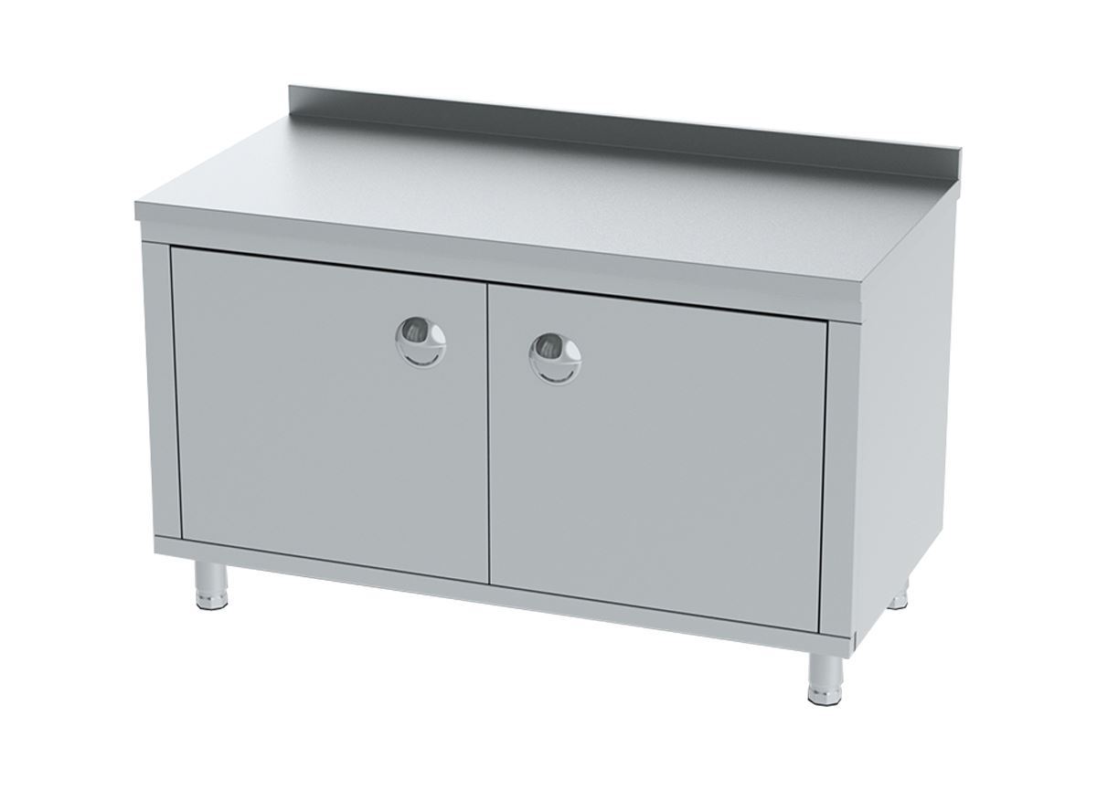 Dolaplı Çalışma Tezgahı Çarpma Kapılı