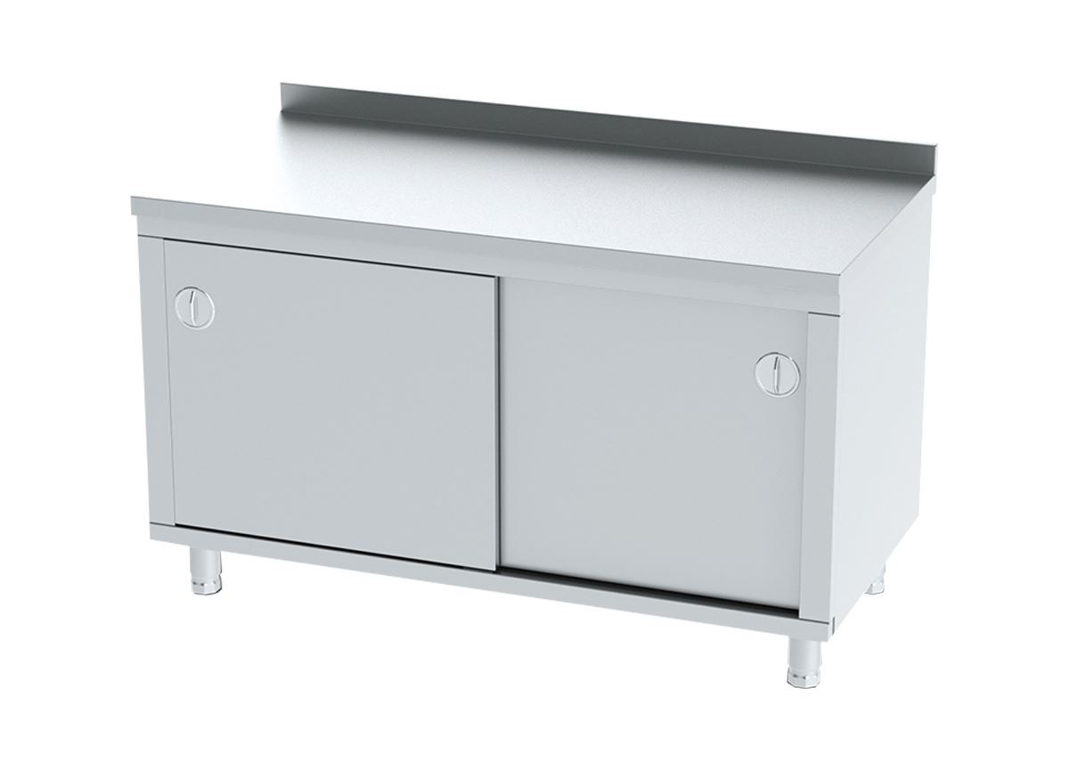 Dolaplı Çalışma Tezgahı Sürgü Kapılı