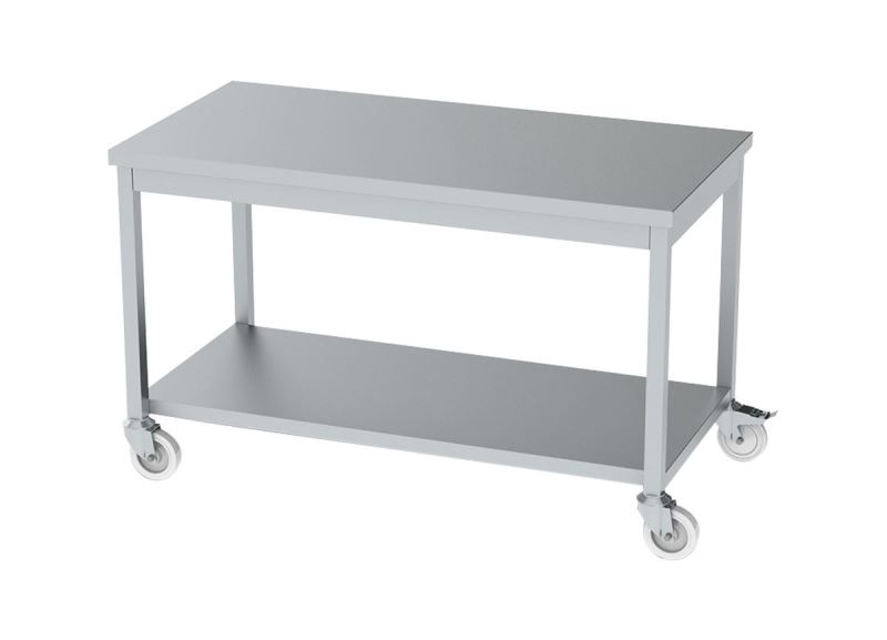 Hareketli Çalışma Tezgahı Taban Raflı