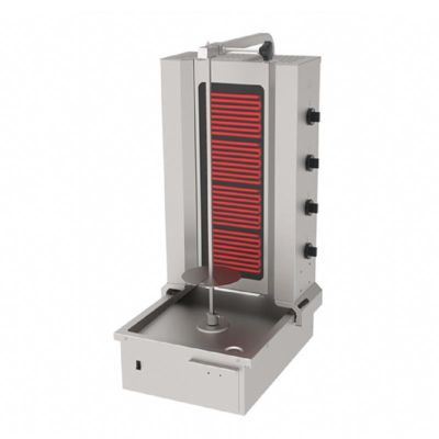 Atalay Bottom Motorized Movable Doner Kebab Machine, 4 Radians, Electric