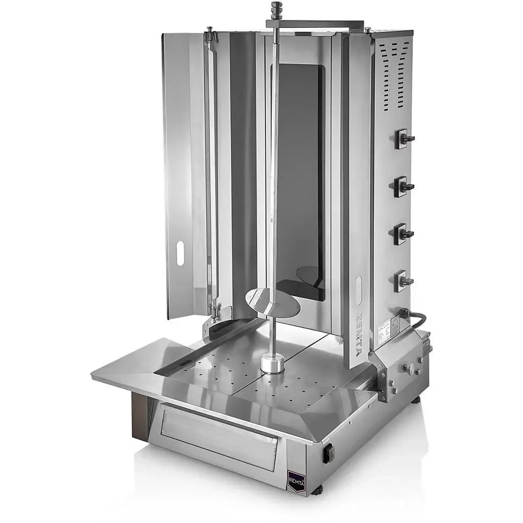 MA03 4 Radiant Bottom Motor Electric Doner Kebab Grill
