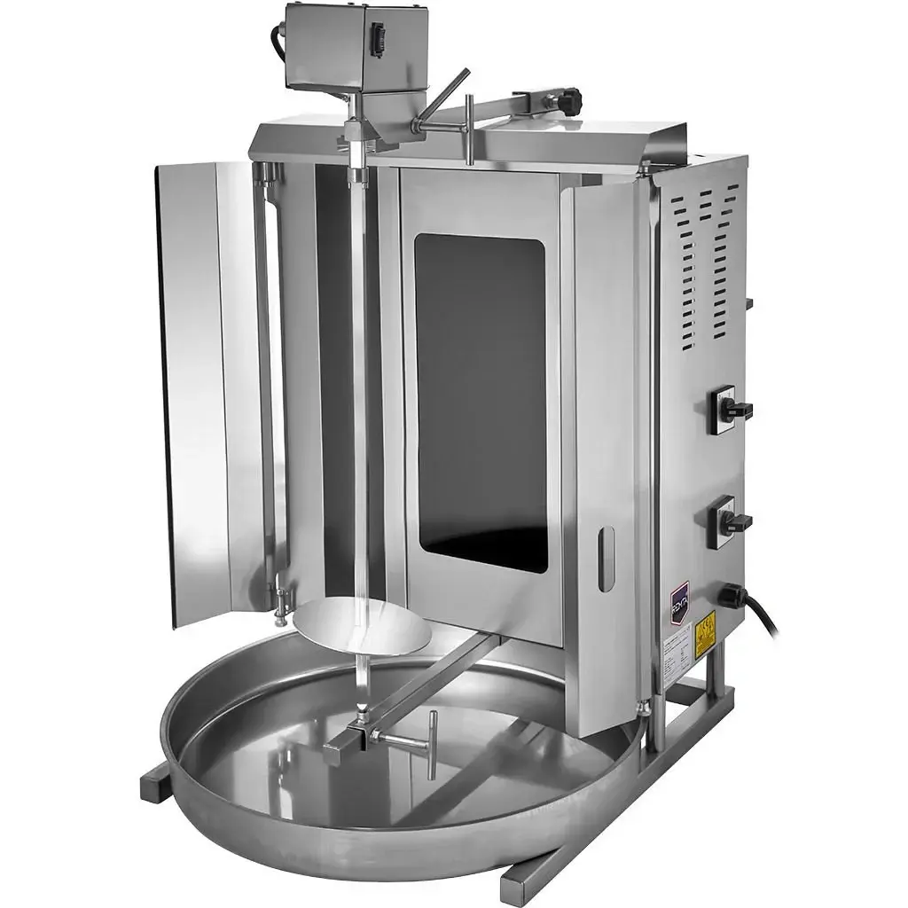 SD10 2 Radiant Top Motor Electric Doner Kebab Grill