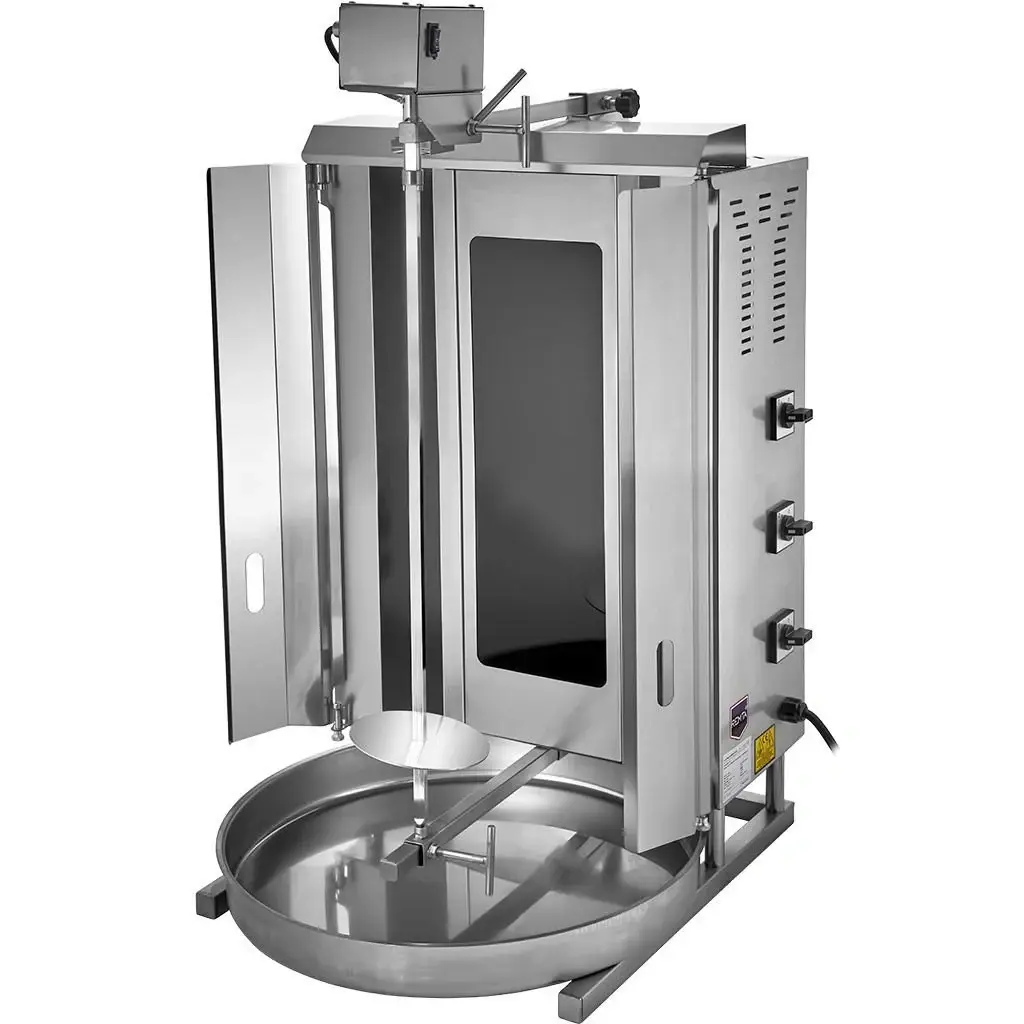 SD14 3 Radiant Top Motor Electric Doner Kebab Grill
