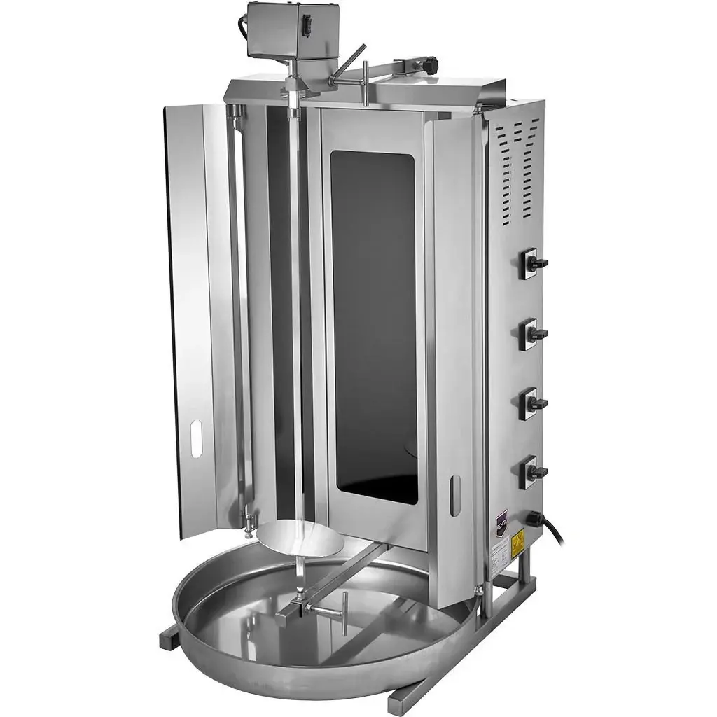 SD17 4 Radiant Top Motor Electric Doner Kebab Grill