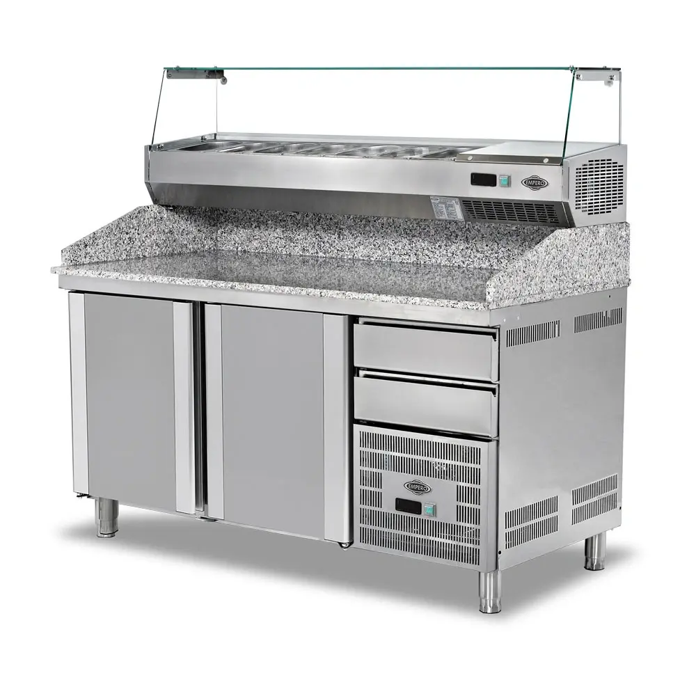 Granite Top Refrigerators with Saladbar