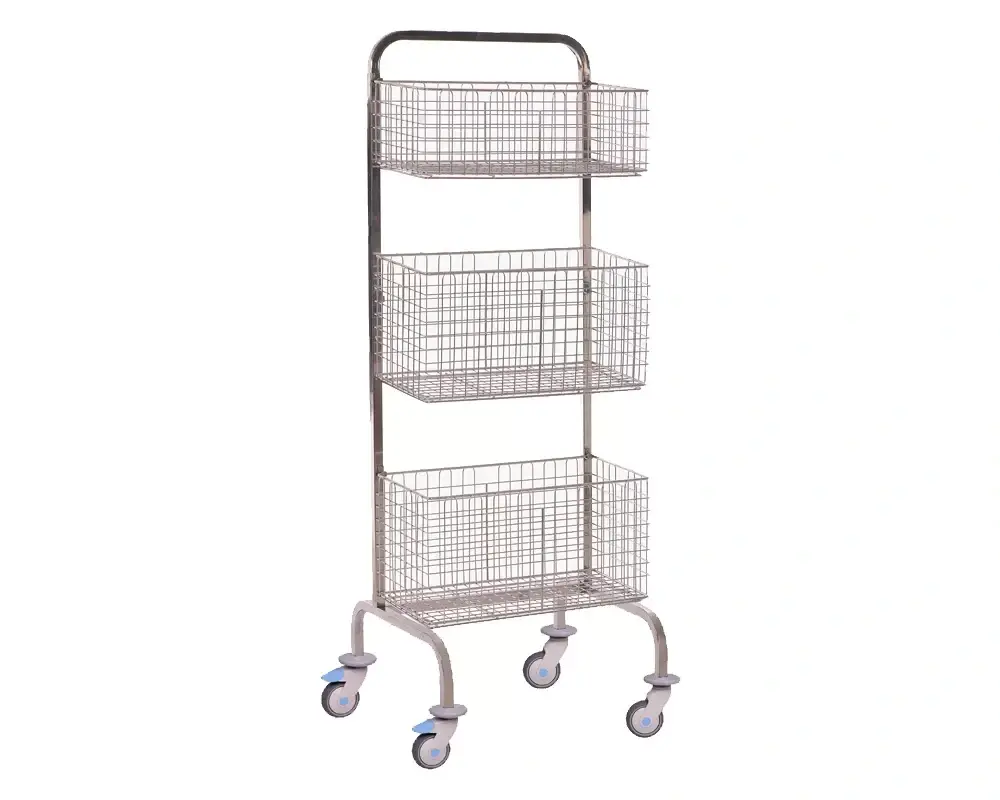 Trolley with 3 Baskets